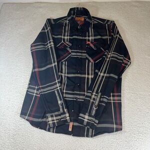 Dixxon Flannel Haymarket Men's LT Multicolor Plaid Long Sleeve Pockets